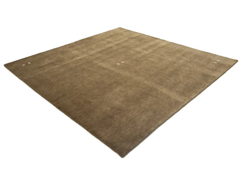 Brown Tribal 8X8 Gabbeh Modern Square Rug