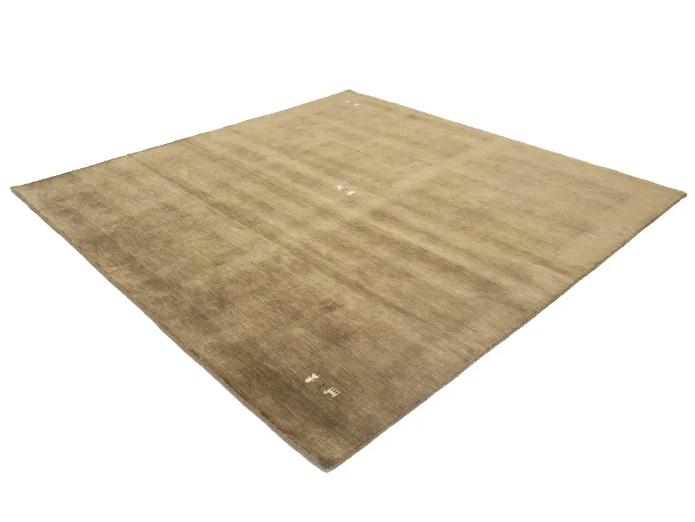 Brown Tribal 8X8 Gabbeh Modern Square Rug