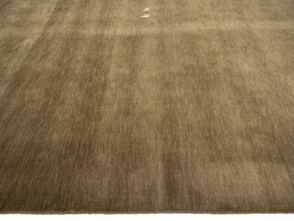 Brown Tribal 8X8 Gabbeh Modern Square Rug