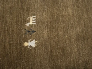 Brown Tribal 8X8 Gabbeh Modern Square Rug