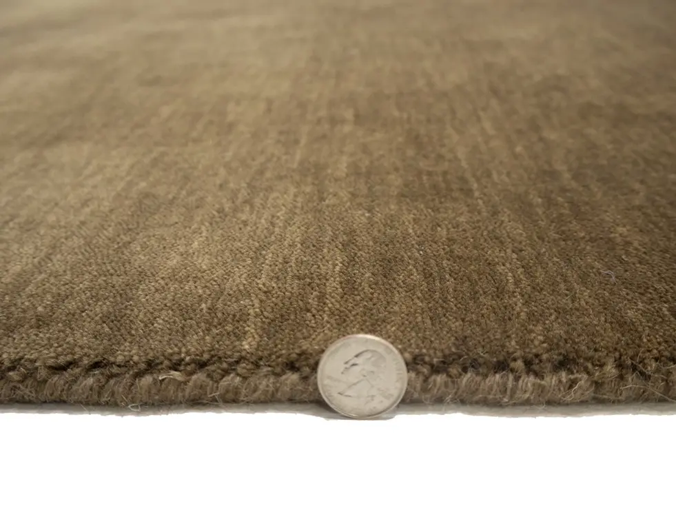 Brown Tribal 8X8 Gabbeh Modern Square Rug