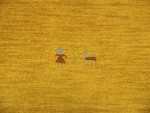 Marigold Tribal 5X8 Gabbeh Modern Rug