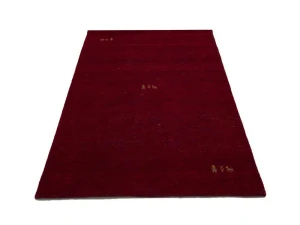 Maroon Red Tribal 4X6 Gabbeh Modern Rug