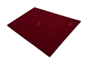 Maroon Red Tribal 4X6 Gabbeh Modern Rug