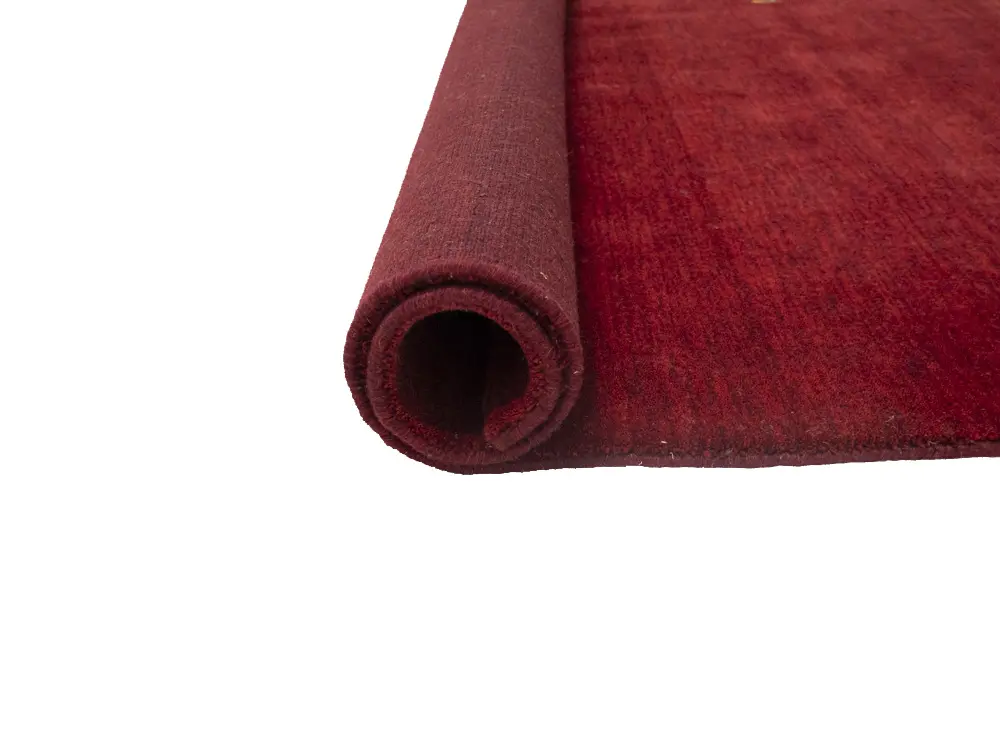 Maroon Red Tribal 8X8 Gabbeh Modern Square Rug