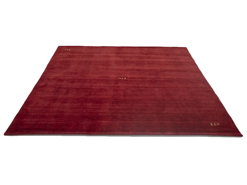Maroon Red Tribal 8X8 Gabbeh Modern Square Rug
