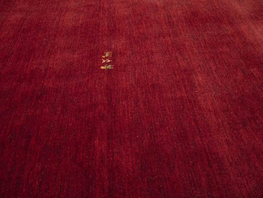 Maroon Red Tribal 8X8 Gabbeh Modern Square Rug