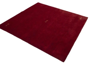 Maroon Red Tribal 6X6 Gabbeh Modern Square Rug