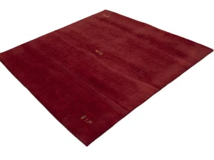 Maroon Red Tribal 6X6 Gabbeh Modern Square Rug