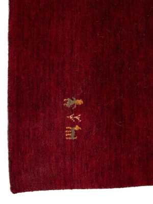 Maroon Red Tribal 6X6 Gabbeh Modern Square Rug