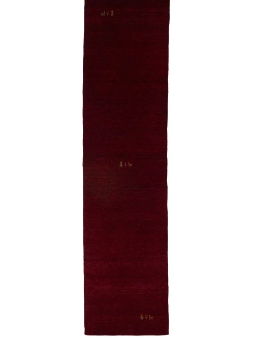 Maroon Red Tribal 3X10 Gabbeh Modern Runner Rug