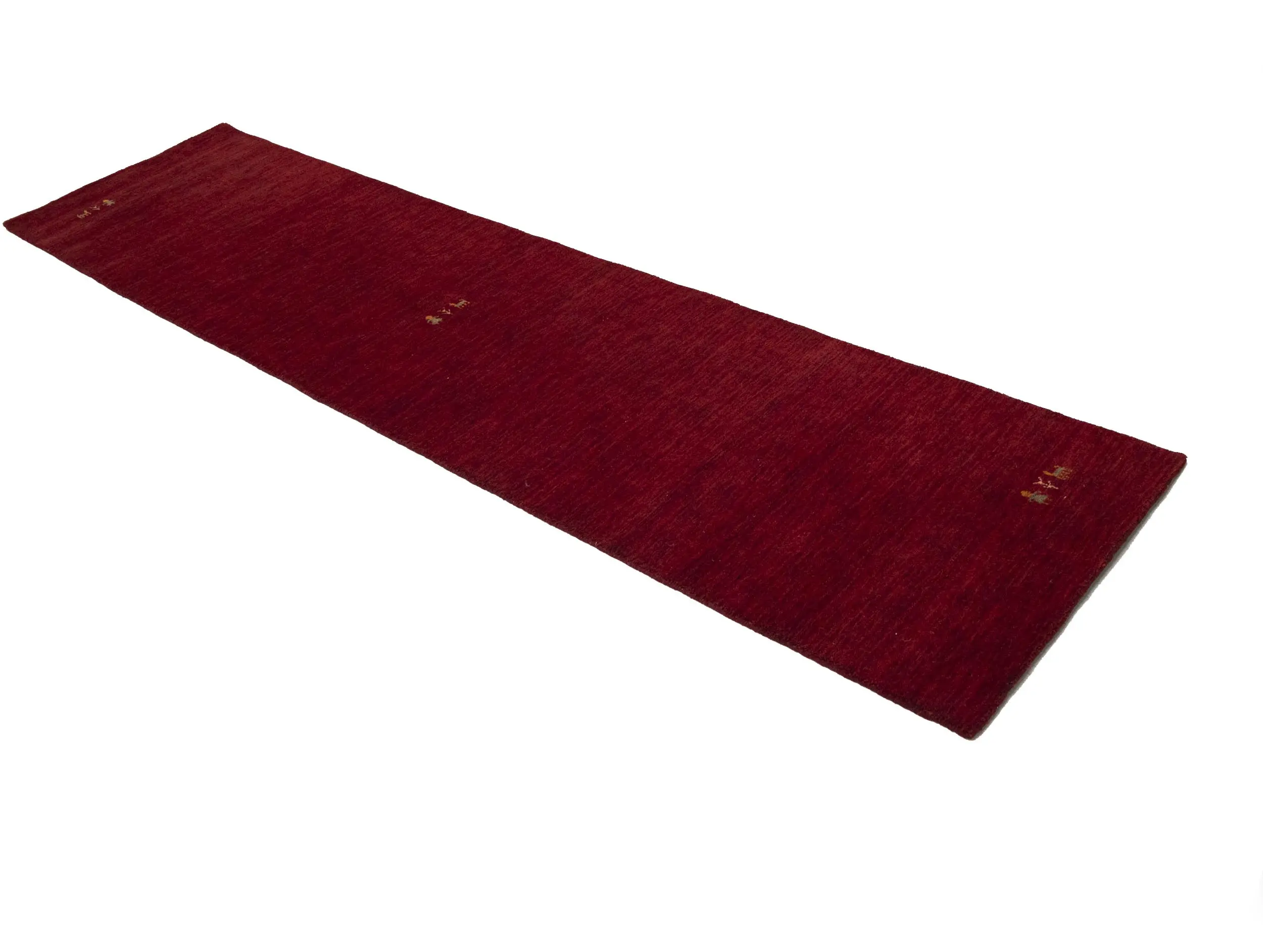Maroon Red Tribal 3X10 Gabbeh Modern Runner Rug