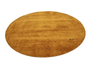 Orange Tribal 6X6 Gabbeh Modern Round Rug