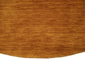 Orange Tribal 6X6 Gabbeh Modern Round Rug
