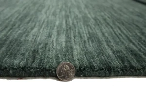 Dark Green Tribal 4X6 Gabbeh Modern Rug