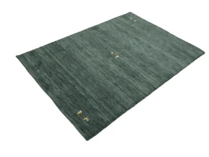 Dark Green Tribal 4X6 Gabbeh Modern Rug