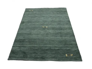 Dark Green Tribal 4X6 Gabbeh Modern Rug