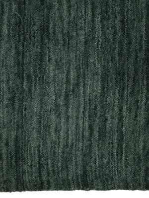 Dark Green Tribal 4X6 Gabbeh Modern Rug