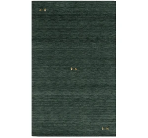 Dark Green Tribal 5X8 Gabbeh Modern Rug