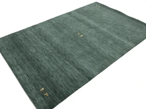 Dark Green Tribal 5X8 Gabbeh Modern Rug