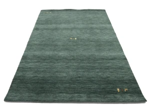 Dark Green Tribal 5X8 Gabbeh Modern Rug