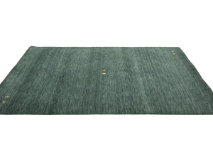 Dark Green Tribal 5X8 Gabbeh Modern Rug
