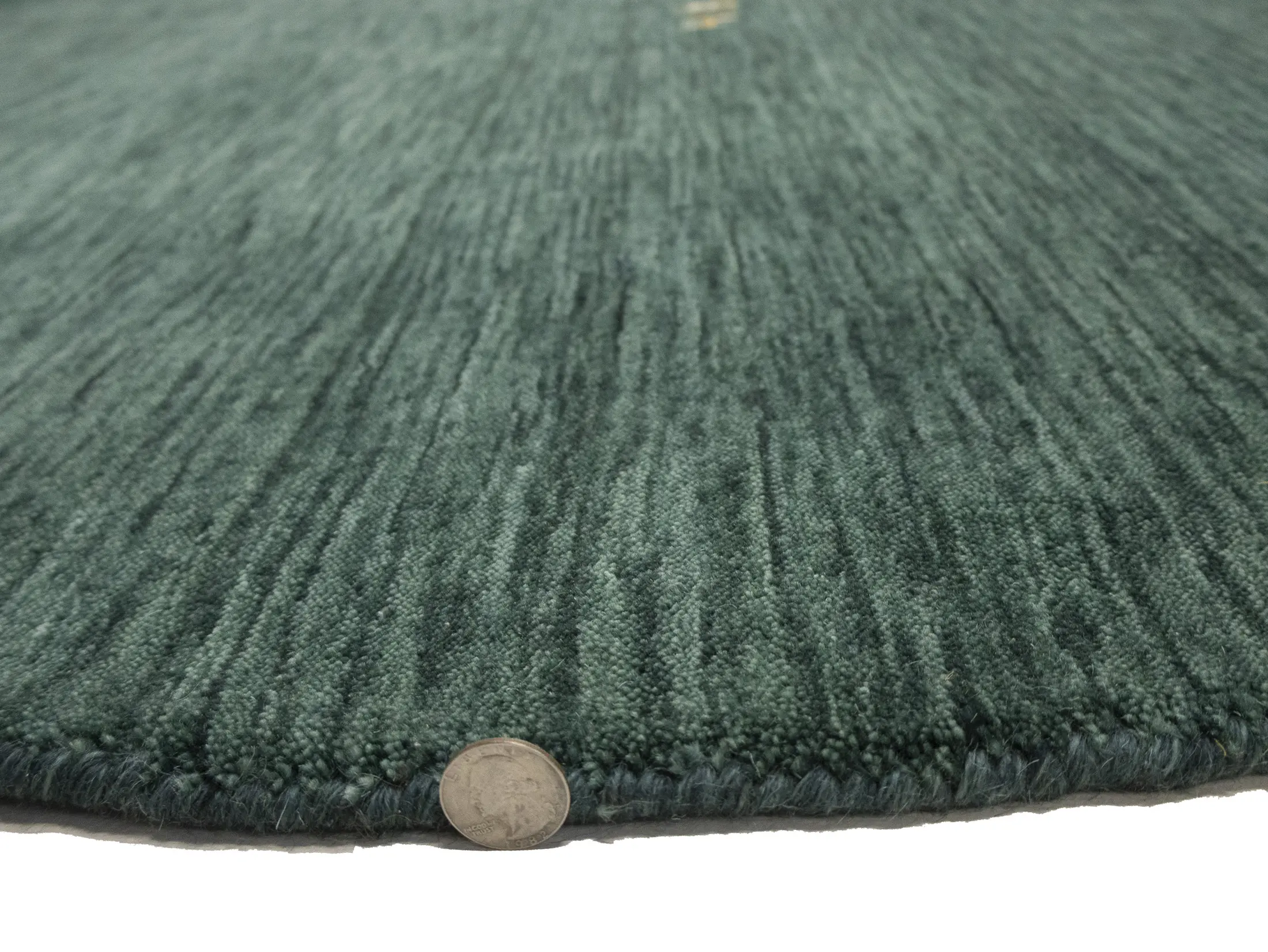 Dark Green Tribal 6X6 Gabbeh Modern Round Rug