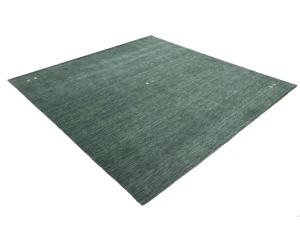 Dark Green Tribal 8X8 Gabbeh Modern Square Rug