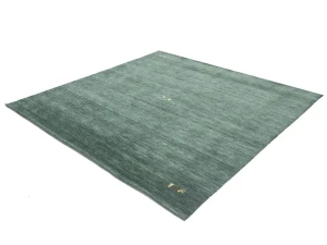 Dark Green Tribal 8X8 Gabbeh Modern Square Rug