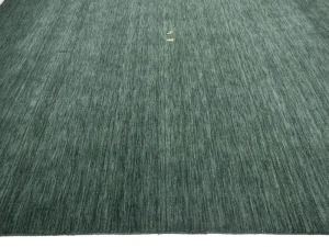 Dark Green Tribal 8X8 Gabbeh Modern Square Rug