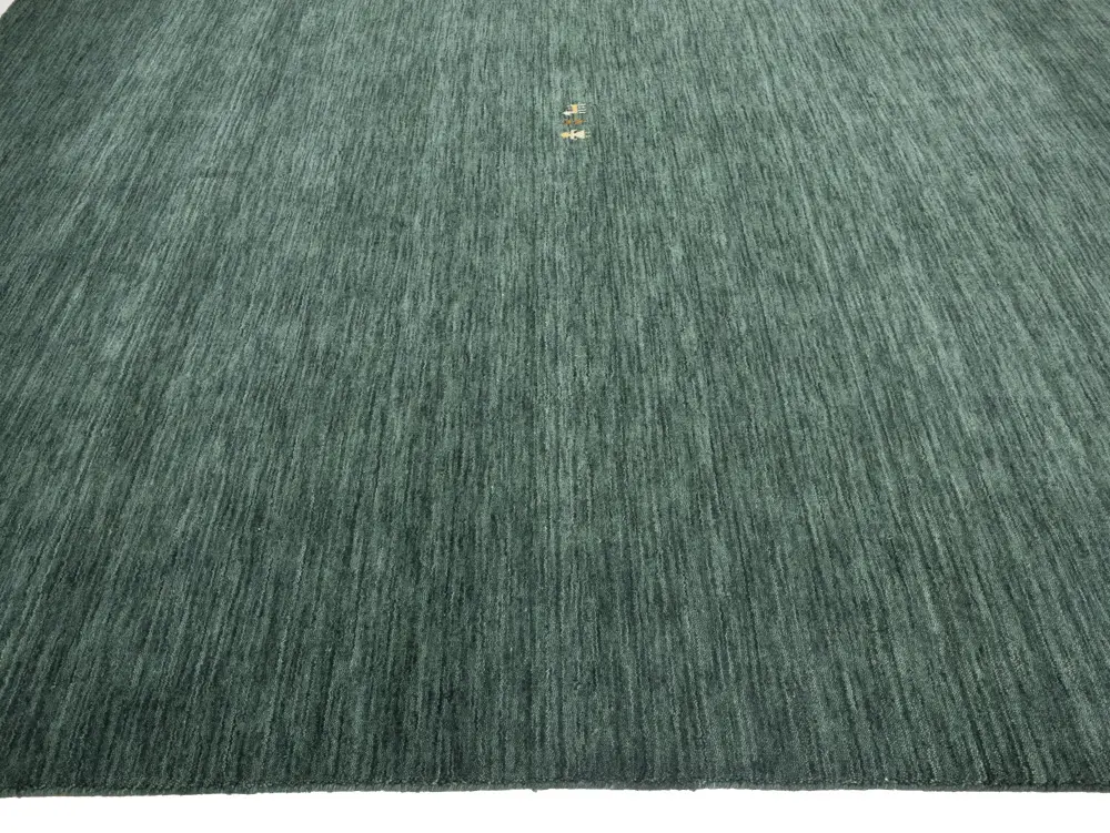 Dark Green Tribal 8X8 Gabbeh Modern Square Rug