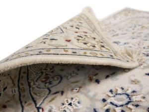 Cream Floral 3X16 Indo-Nain Oriental Runner Rug