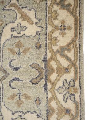 Muted Colors Floral 2'6X10'0 Oushak Oriental Runner Rug