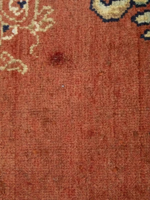 Semi Antique Rusty Red Floral 10X13 Mahal Persian Rug