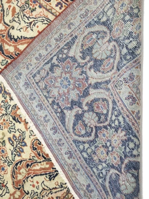 Semi Antique Rusty Red Floral 10X13 Mahal Persian Rug