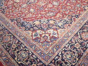 Vintage Red Traditional Classic 10X13 Kashmar Persian Rug