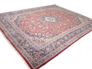 Vintage Red Traditional Classic 10X13 Kashmar Persian Rug