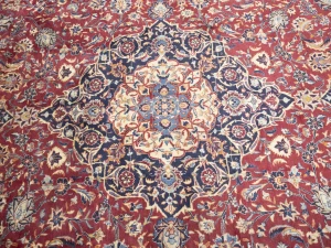 Vintage Red Traditional Classic 10X13 Kashmar Persian Rug