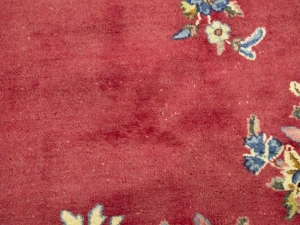 Semi Antique Red Traditional Floral 10X14 Kerman Persian Rug