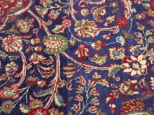 Semi Antique Purple-navy Classic 10X12'5 Tabriz Persian Rug