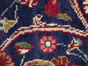 Semi Antique Purple-navy Classic 10X12'5 Tabriz Persian Rug