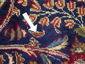 Semi Antique Purple-navy Classic 10X12'5 Tabriz Persian Rug