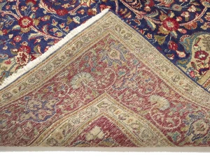 Semi Antique Purple-navy Classic 10X12'5 Tabriz Persian Rug