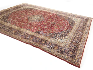 Semi Antique Red Traditional 10X13 Kashan Persian Oriental Rug