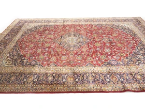 Semi Antique Red Traditional 10X13 Kashan Persian Oriental Rug