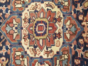 Semi Antique Rusty Red Geometric 8X12 Heriz Persian Rug