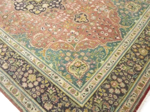 Semi Antique Red Classic 7X10 Tabriz Persian Rug