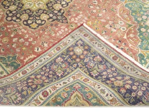 Semi Antique Red Classic 7X10 Tabriz Persian Rug