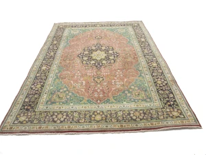 Semi Antique Red Classic 7X10 Tabriz Persian Rug