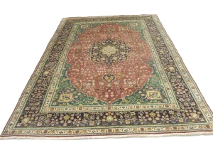 Semi Antique Red Classic 7X10 Tabriz Persian Rug